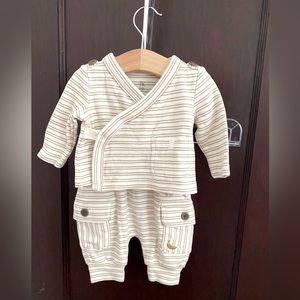 Baby Essential Cargo Jogger and Kimono Top